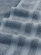 Zen Living Cotton Bamboo 550 GSM Bath Towel - Blue Dawn (Pack of 1)
