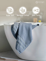 Zen Living Cotton Bamboo 550 GSM Bath Towel - Blue Dawn (Pack of 1)