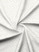 Cottage Garden 100% Cotton 300 TC Grey & White Printed Double Reversible Comforter - Pack of 1 (108 L x 90 W inches)