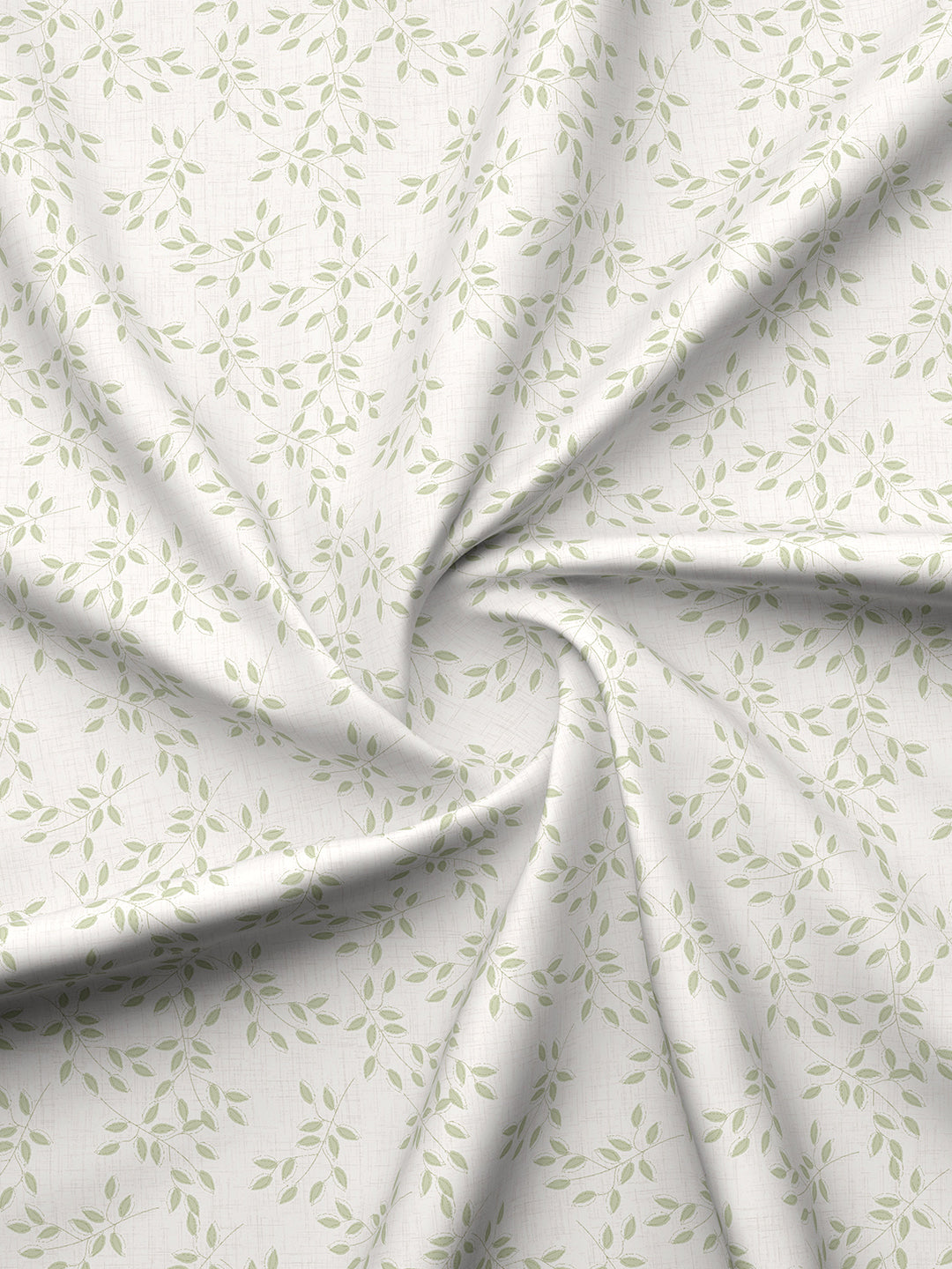 Cottage Garden 100% Cotton 300 TC Green & Beige Printed Double Reversible Comforter - Pack of 1 (108 L x 90 W inches)