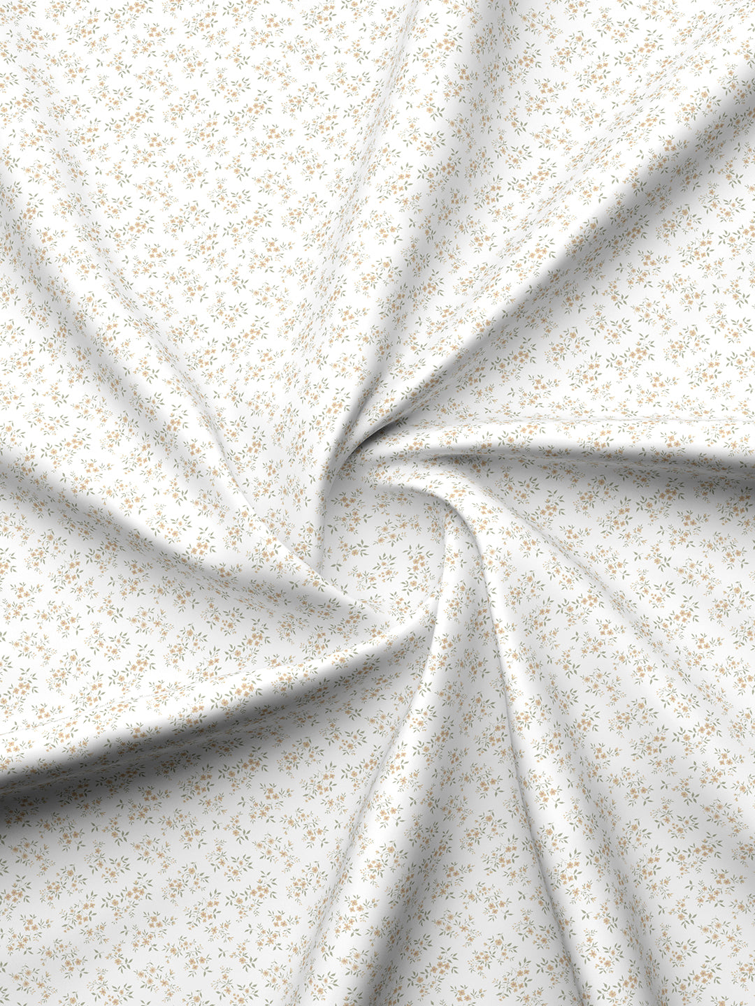 Cottage Garden 100% Cotton 300 TC Grey & White Printed Single Reversible Comforter - Pack of 1 (88 L x 60 W inches)