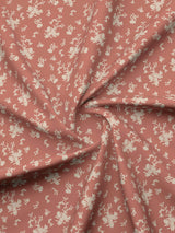 Cottage Garden 100% Cotton 300 TC Brown & White Printed Single Reversible Comforter - Pack of 1 (88 L x 60 W inches)