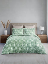 Nature Bouquet 100% Cotton 300 TC King Bedsheet with 2 Pillow Covers | Floral Fragrance Bedsheet Set