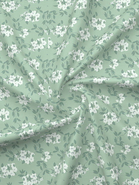 Nature Bouquet 100% Cotton 300 TC King Bedsheet with 2 Pillow Covers | Floral Fragrance Bedsheet Set