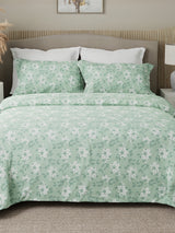 Nature Bouquet 100% Cotton 300 TC King Bedsheet with 2 Pillow Covers | Floral Fragrance Bedsheet Set