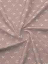 Nature Bouquet Premium 100% Cotton 300 TC Light Purple Floral King Bedsheet with 2 Pillow Covers (Sandalwood Fragrance)