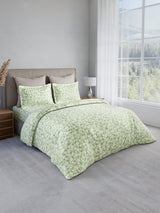 Nature Bouquet 100% Cotton 300 TC King Bedsheet with 2 Pillow Covers | Floral Fragrance Bedsheet Set