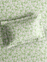 Nature Bouquet 100% Cotton 300 TC King Bedsheet with 2 Pillow Covers | Floral Fragrance Bedsheet Set