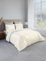 Nature Bouquet 100% Cotton 300 TC King Bedsheet with 2 Pillow Covers | Floral Fragrance Bedsheet Set