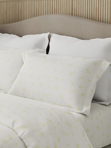 Nature Bouquet 100% Cotton 300 TC King Bedsheet with 2 Pillow Covers | Floral Fragrance Bedsheet Set