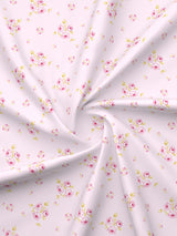 Nature Bouquet 100% Cotton 300 TC King Bedsheet with 2 Pillow Covers | Floral Fragrance Bedsheet Set