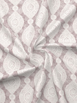 Cottage Garden 100% Cotton 300 TC Grey Ethnic Print King Bedsheet with 2 Pillow Covers - Perfect for Gifting