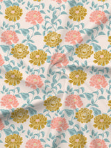 Embrace 100% Cotton 152 TC Multicolor Floral King Bedsheet with 2 Pillow Covers