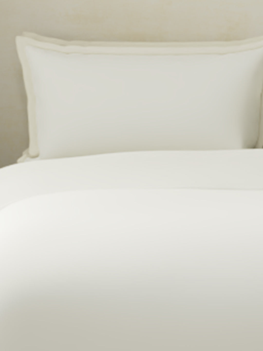100% Cotton 400 TC King Size Bedding Set, 1 Bedsheet with 1 Duvet Cover & 4 Pillow Covers, Cotton Charm Collection (White)