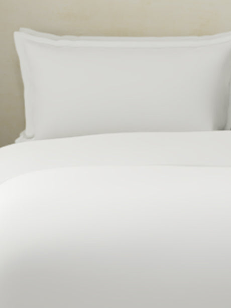 100% Cotton, 400 TC | King Size Bedding Set| 1 Bedsheet with 1 Duvet Cover & 4 Pillow Covers | Cotton Charm Collection - White