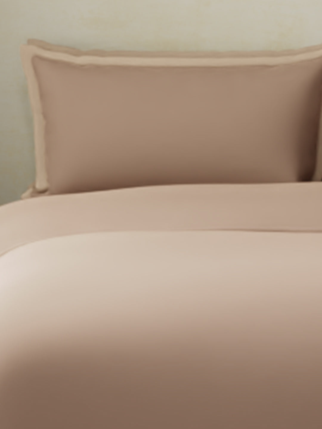 100% Cotton 400 TC King Size Bedding Set, 1 Bedsheet with 1 Duvet Cover & 4 Pillow Covers, Cotton Charm Collection (Brown)