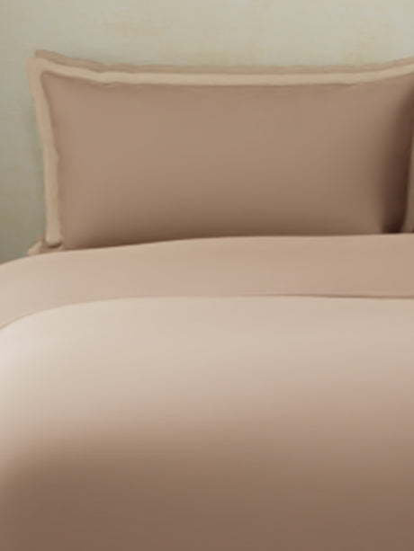 100% Cotton, 400 TC | King Size Bedding Set| 1 Bedsheet with 1 Duvet Cover & 4 Pillow Covers | Cotton Charm Collection - Brown