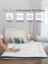 Premium Neck Care Pillow - Pack  of 1 (69 L cm x 43 W cm)