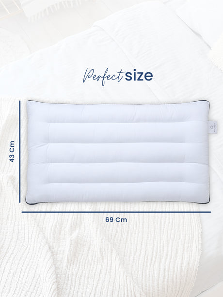 Premium Neck Care Pillow - Pack  of 1 (69 L cm x 43 W cm)