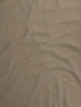 100% Cotton 300 TC, King Size Dyed Bedsheet with 1 Duvet Cover and 4 Pillow Covers, Emblem Collection - Light Taupe