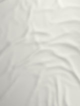 100% Cotton 300 TC, King Size Dyed Bedsheet with 1 Duvet Cover and 4 Pillow Covers, Emblem Collection - Bright White