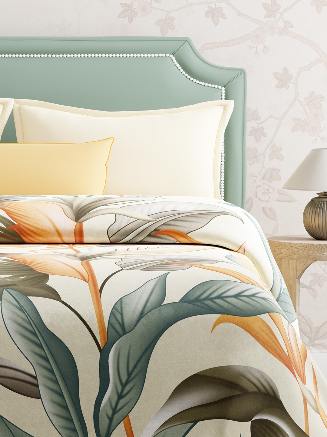 Double Size Blanket, Multicolor Floral (2.40 L x 2.20 W meters), Valatia Collection