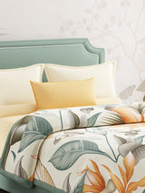 Double Size Blanket, Multicolor Floral (2.40 L x 2.20 W meters), Valatia Collection