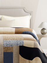 Perfect for Winter Season, Beige Abstract Mink Double Size Blanket (Valatia Collection)