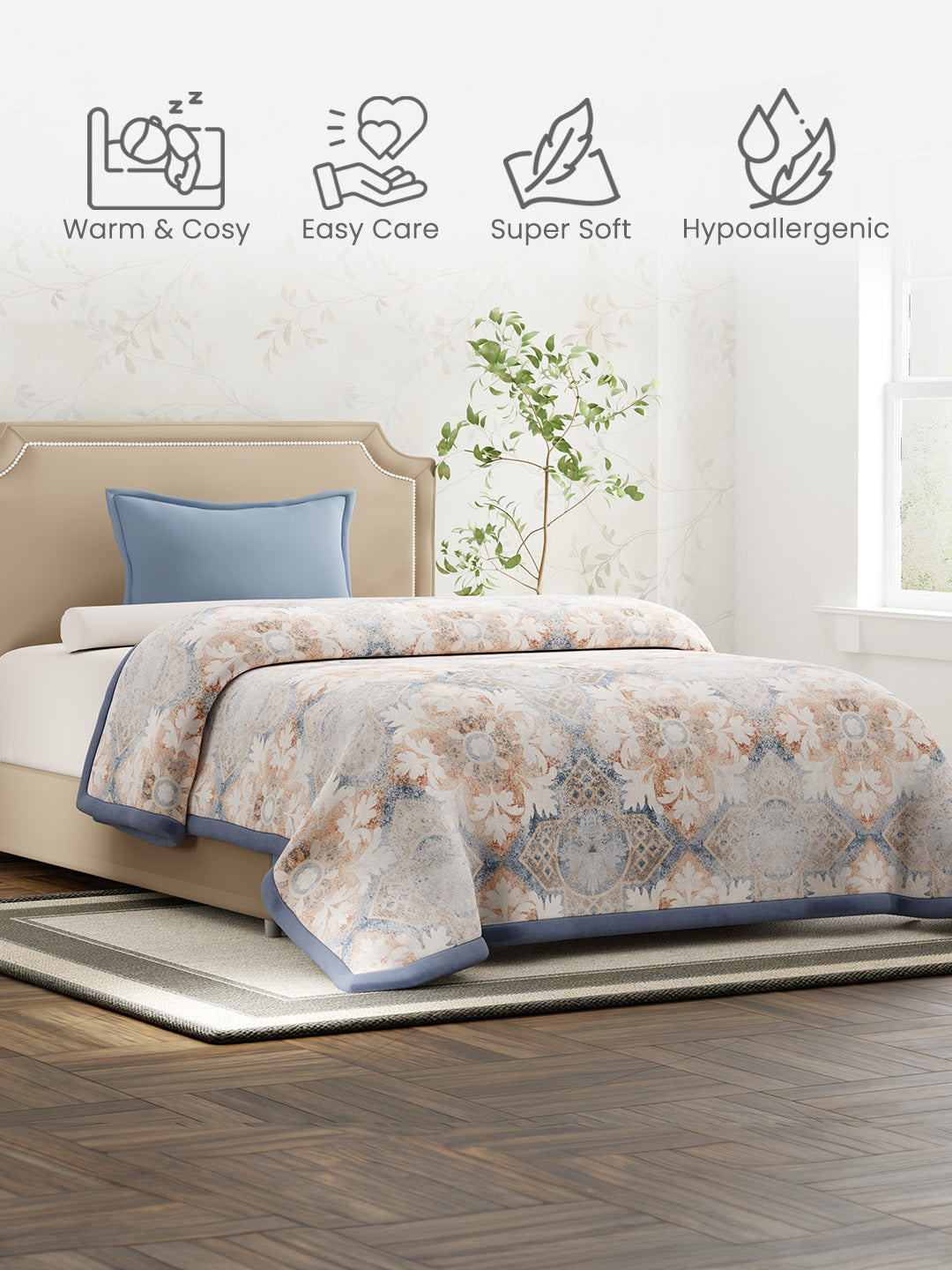 Buy Luxury Blankets, Comforters & Dohars for Gifting & Personal