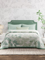 Scented Double Blanket for Heavy Winter, Green Floral (94 inches L x 87 inches W), Nature Bouquet