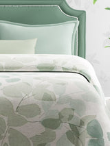 Scented Double Blanket for Heavy Winter, Green Floral (94 inches L x 87 inches W), Nature Bouquet