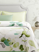 Perfect for Winter Season, Green Floral Mink Double Size Blanket (Valatia Collection)