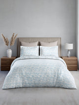 Cottage Garden 100% Cotton 300 TC King Bedsheet with 2 Pillow Covers | Printed Bedsheet Set
