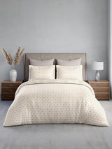 Cottage Garden 100% Cotton 300 TC King Bedsheet with 2 Pillow Covers | Printed Bedsheet Set