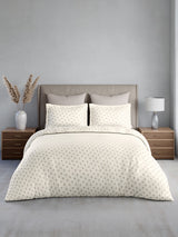 Cottage Garden 100% Cotton 300 TC King Bedsheet with 2 Pillow Covers | Printed Bedsheet Set