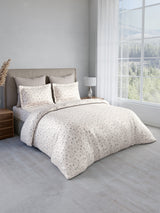 Cottage Garden 100% Cotton 300 TC King Bedsheet with 2 Pillow Covers | Printed Bedsheet Set