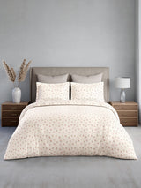 Cottage Garden 100% Cotton 300 TC King Bedsheet with 2 Pillow Covers | Printed Bedsheet Set