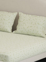 Cottage Garden 100% Cotton 300 TC King Bedsheet with 2 Pillow Covers | Printed Bedsheet Set