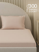 Cottage Garden 100% Cotton 300 TC King Bedsheet with 2 Pillow Covers | Printed Bedsheet Set