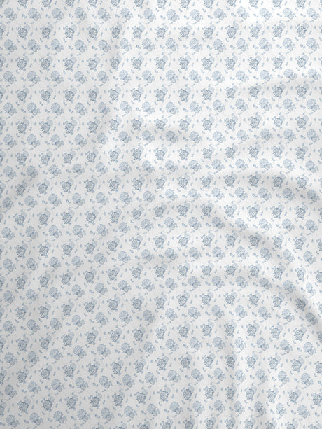 100% Cotton 300 TC, Printed Single Bedsheet Set, Cottage Garden