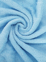 100% Cotton, Blue Bath Towel, Jasmine Aroma, 525 GSM (Nature Bouquet Collection) - Pack of 1