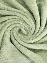 100% Cotton, Green Bath Towel, Green Apple Aroma, 525 GSM (Nature Bouquet Collection) - Pack of 1