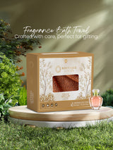 100% Cotton, Brown Bath Towel, Sandalwood Aroma, 525 GSM (Nature Bouquet Collection) - Pack of 1