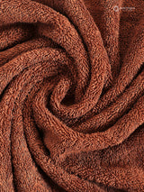 100% Cotton, Brown Bath Towel, Sandalwood Aroma, 525 GSM (Nature Bouquet Collection) - Pack of 1