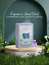 100% Cotton, Blue Hand Towels, Jasmine Aroma, 525 GSM (Nature Bouquet Collection) - Pack of 2