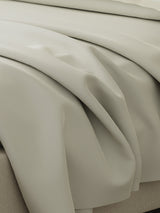 Cotton Charm 400 TC 100% Cotton White King Size Dyed Bedsheet with 4 Pillow Covers