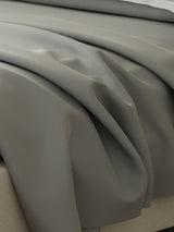 Cotton Charm 400 TC 100% Cotton Grey King Size Dyed Bedsheet with 4 Pillow Covers