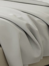 Cotton Charm 400 TC 100% Cotton White King Size Dyed Bedsheet with 4 Pillow Covers