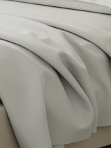 Cotton Charm 400 TC 100% Cotton White King Size Dyed Bedsheet with 4 Pillow Covers