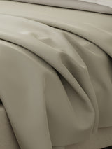 Cotton Charm 400 TC 100% Cotton Cream King Size Dyed Bedsheet with 4 Pillow Covers